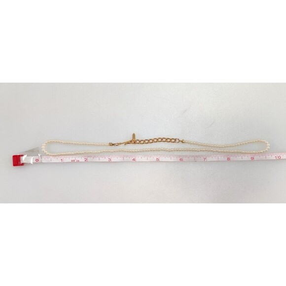 Dainty Small Faux Pearl Beaded Necklace Collar Classic Simple Vintage - Picture 6 of 6